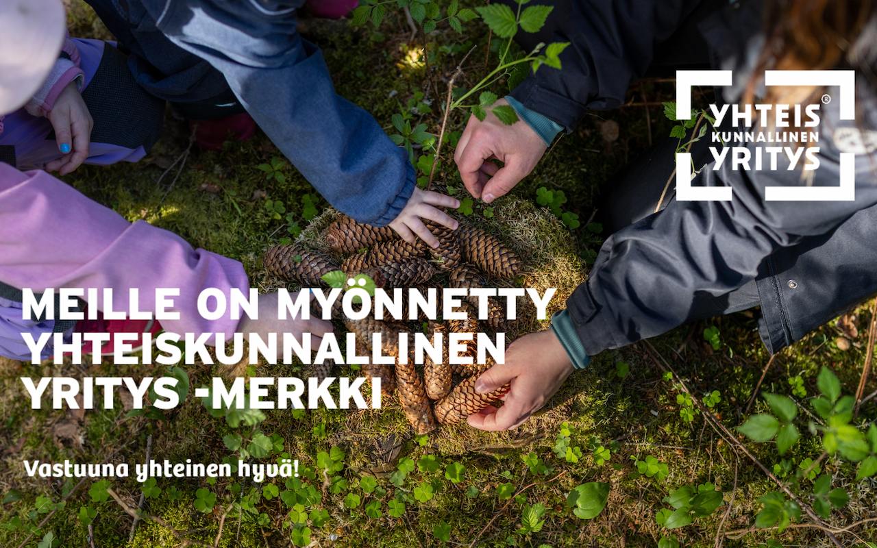 Kymenlaakson Metsänhoitoyhdistykselle on myönnetty Yhteiskunnallinen Yritys -merkki